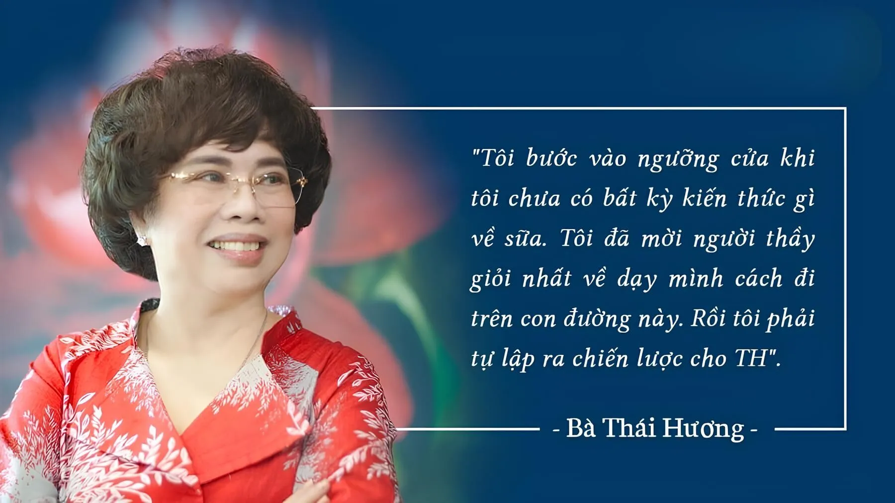 Hình ảnh của bà Thái Hương 