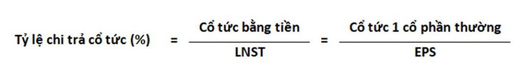 Cách tính tỷ lệ chi trả cổ tức