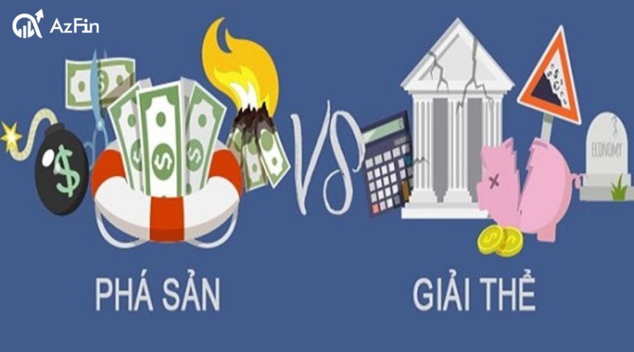 Sự khác biệt giữa phá sản và giải thể doanh nghiệp