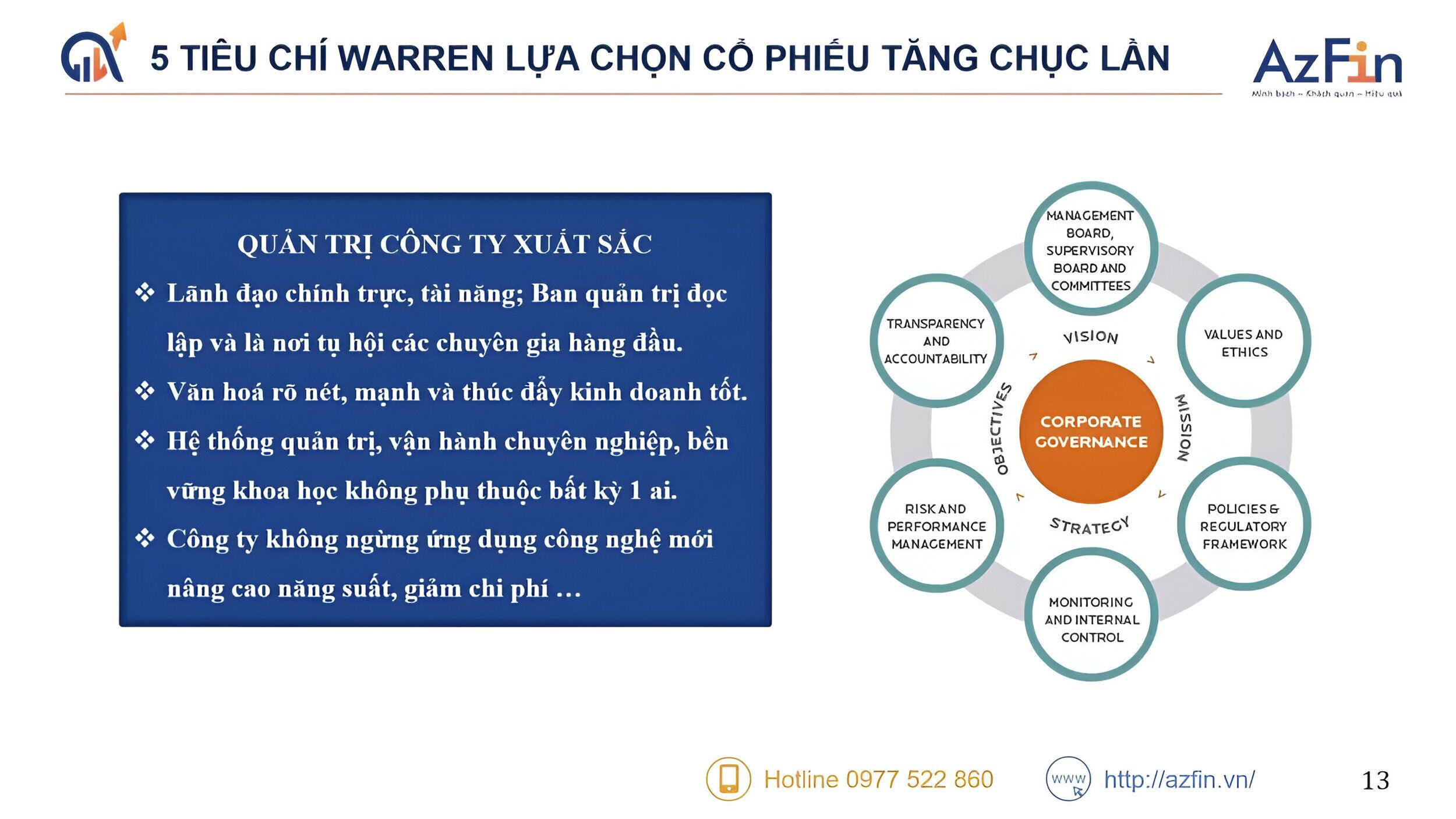 Quản trị công ty xuất sắc 