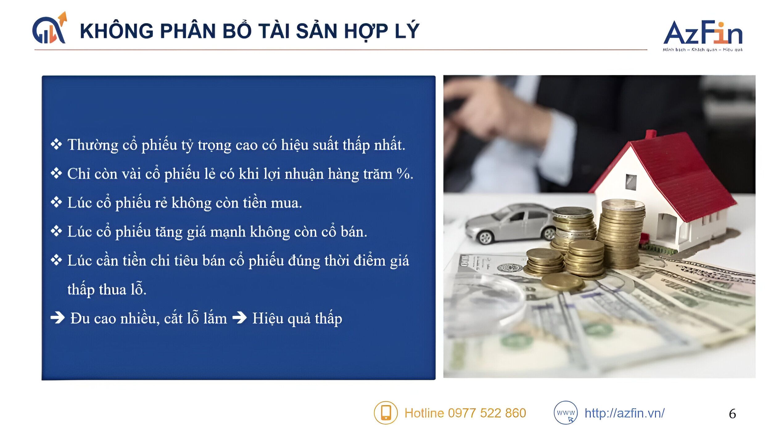 Không phân bổ tài sản hợp lý