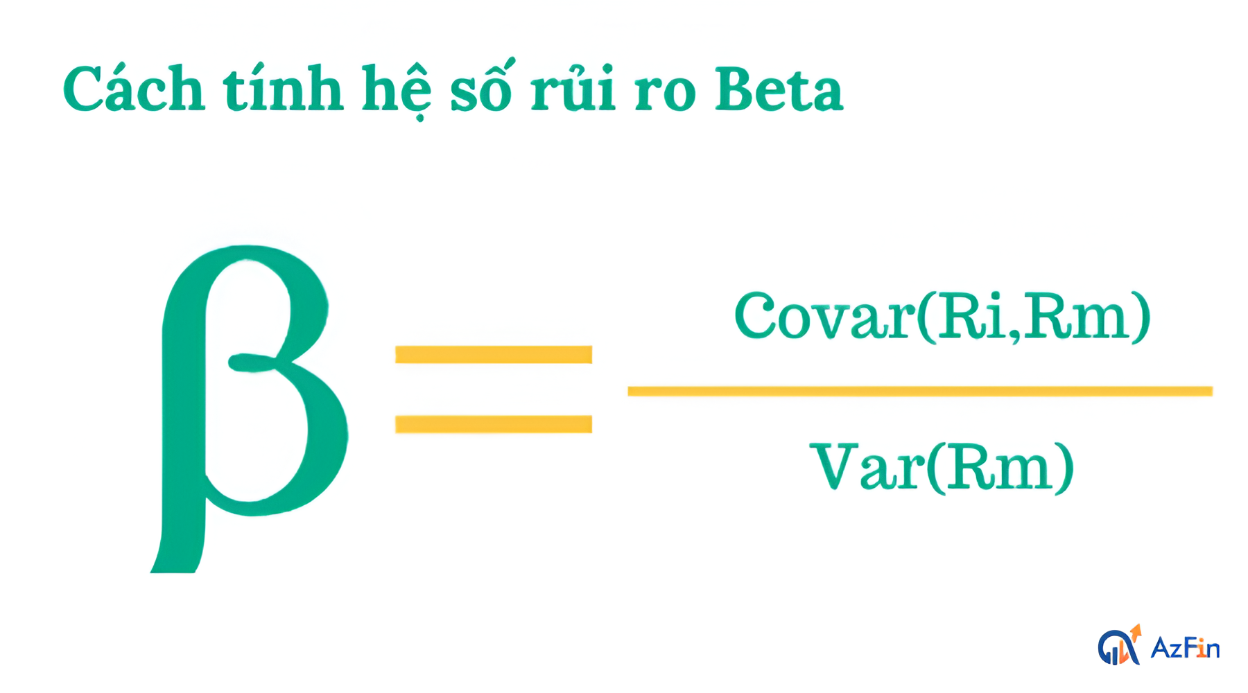 Cách tính hệ số Beta trong chứng khoán là gì?